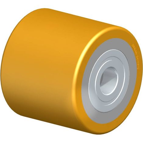 Galets de transpalettes Ø 80 mm – Charge max 630 kg – Roulement à billes – Tôle d'acier et polyuréthane – 269670 – Blickle