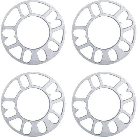 Stück Radabstandshalter aus Aluminiumlegierung, modifizierte verbreiterte Radnabengelenke, Radabstandshalter, 3 mm dicke Universal-Radabstandshalter (1/5)