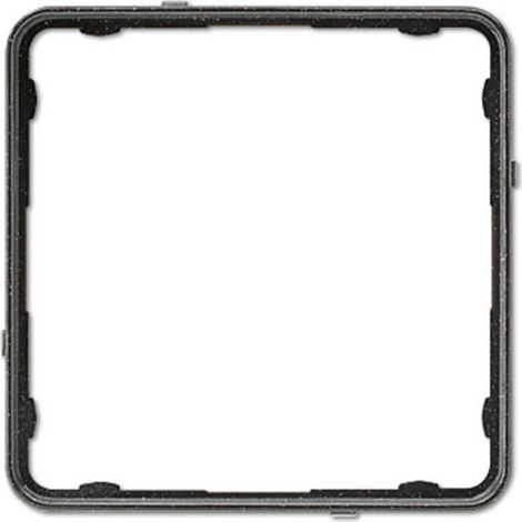 JUNG CDP81SWM APPLIKATIONS-RAHMEN, SCHWARZ-METALLIC, CD PLUS (1/2)