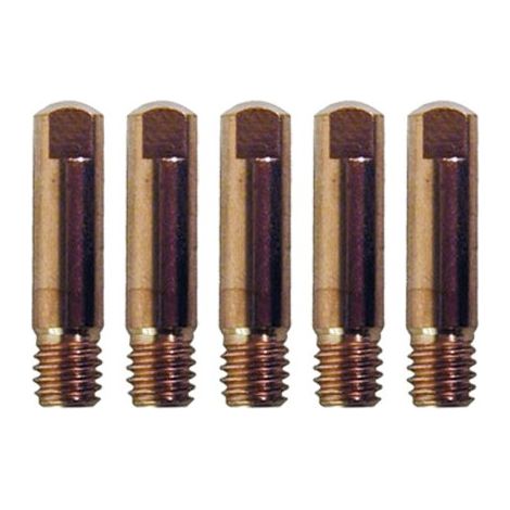 Tubes contact Ø 0.8 mm Lot de 5 pour soudure MIG AWELCO (1/2)