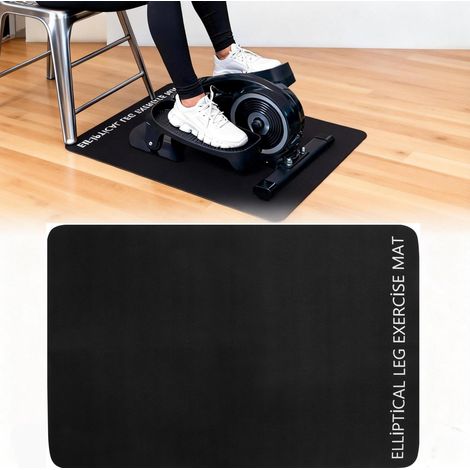 Non-Slip Protective Mat, Home Trainer Mat, Floor Protection Mat for Sports Equipment for Weight Bench/Exercise Bike/Treadmill/Walking Mat (1/5)