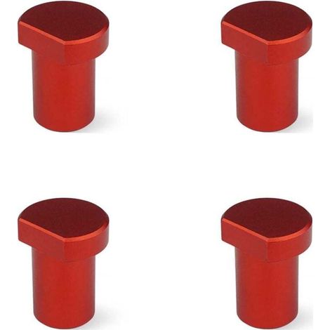4 Pièces Pince Banc en Alliage D'aluminium, Bench Dogs Acier Inoxydable, Arrêts Banc en pour Table, Convient Aux établis Fixes(Rouge) (1/4)