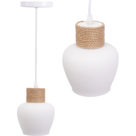 TOOLIGHT HÄNGELAMPE APP1591-1CP BOHO WHITE BEIGE