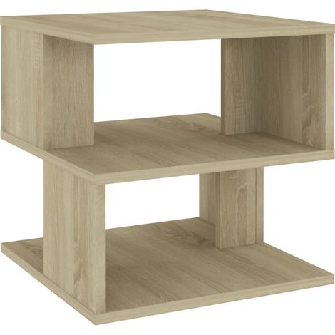 Table d'appoint Chêne sonoma 40x40x40 cm (1/5)