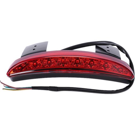 Garde-boue arrière pour Harley Davidson Sportster XL 883 rouge (1/5)