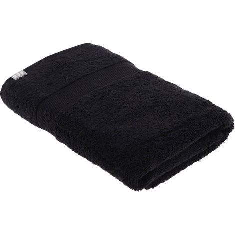 Asciugamano 70x130 cm 100% cotone - nero - Tendance (1/3)
