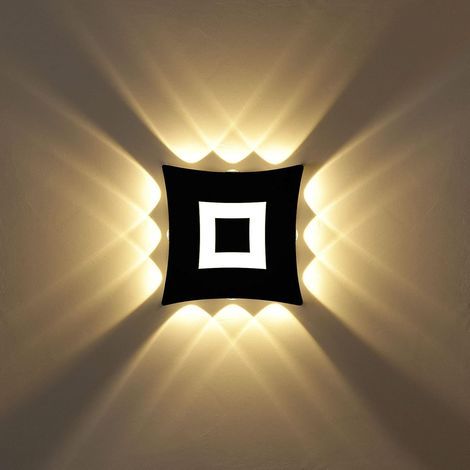 Moderne 18-W-LED-Wandleuchte, wasserdicht, aus Aluminium (1/5)