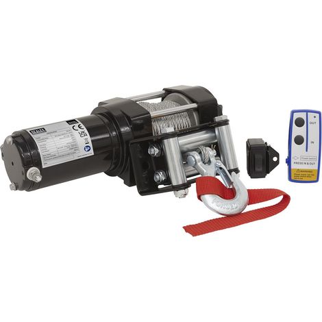 Sealey ATV Winch 1000kg Line Pull 12V ATV1000W