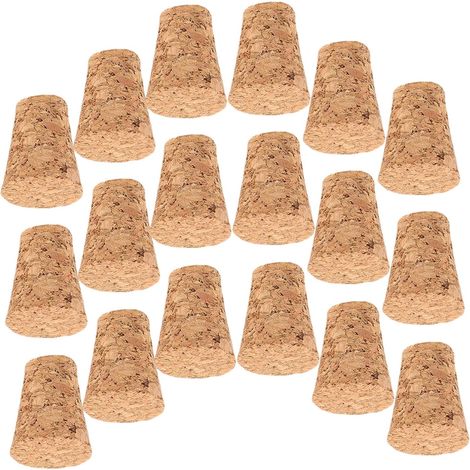 20 bouchons liège bois pour brassage maison et conservation (1/5)