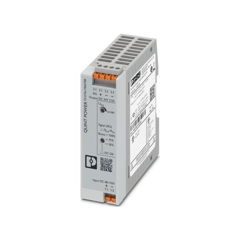 Convertisseur DC-DC, QUINT POWER, Rail DIN, 60W, 24V c.c. ( Prix pour 1 )
