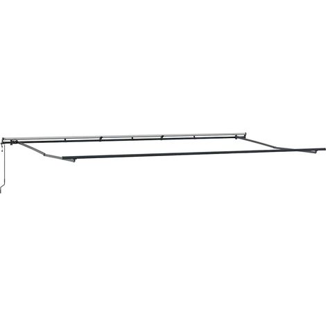vidaXL Estructura del Toldo Gris antracita 600 x 300 cm Aluminio (1/2)