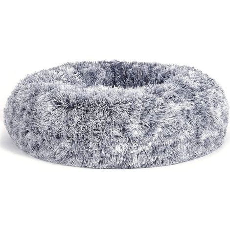 Cama para perros cama para gatos tela de felpa 70 cm gris 120001216 (1/4)