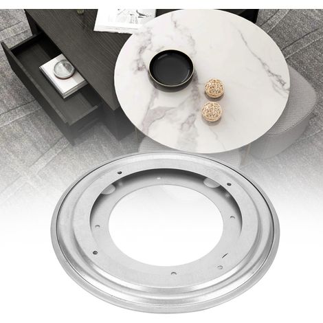 Plateau tournant rotatif à roulement rond, quincaillerie pour table de cuisine/salle à manger (8 pouces) (1/5)