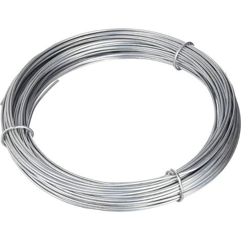 WURKO alambre galvanizado extra 2,2mm n14. 5kg rollo , Alambre galvanizado extra-plata Tamaño: 2,2 mm Rollo de 5 Kg Nº 14 Longitud en 1 Kg: 33,74 m Ideal para t