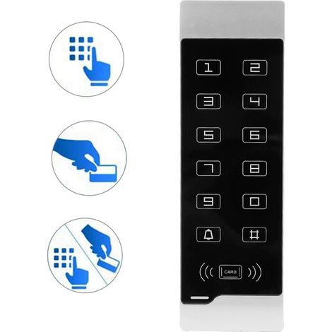 Clavier tactile à 116 touches avec mot de passe, lecteur de cartes de contrôle d'accès étanche