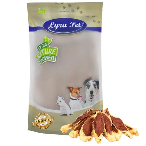 1 kg Lyra Pet® Kaninchenohren gefüllt mit Huhn