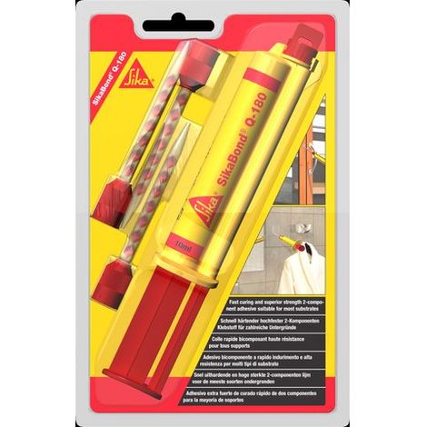 Sika Adhesivo curado rápido Sikabond Q-180 11 Gr