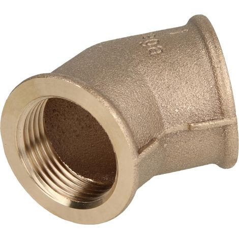 Viega Codo 45 grados, Rp 1 Bronce rojo o bronce de silicio Modelo 3120, 320652