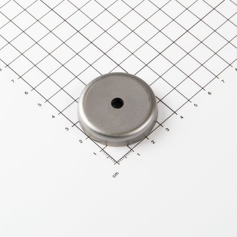 Magna-C Edelstahl Ferrit Flachgreifer Ø40x8mm mit konischer Senkung (1/3)