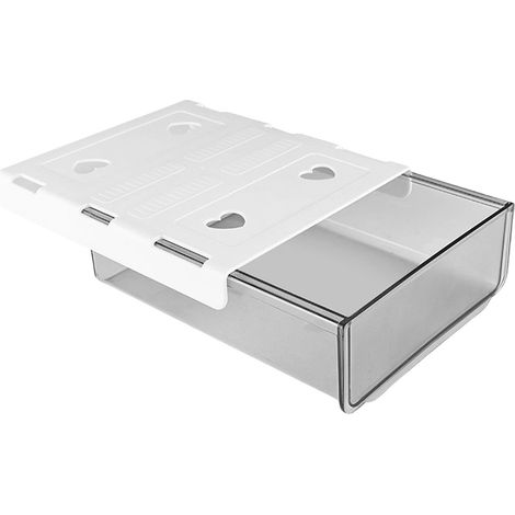 Tiroir De Rangement - Transparent - En Plastique - Pour Bureau Étude Cuisine - 21 x 17,5 x 6,5 cm - 1 Pièce (1/5)