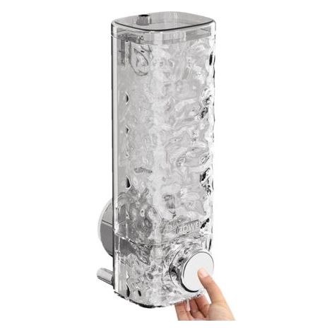 Distributeur De Shampoing sans Perçage - Distributeur De Savon De Douche Mural Distributeur De Savon Pressé À Ventouse De 450 ML, Distributeur De Shampoing De Douche À Design Pressé pour Sham (1/5)