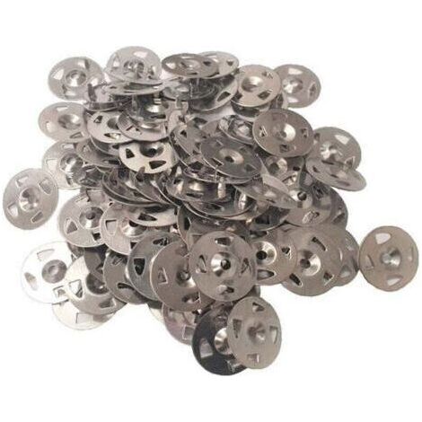 Rondelles de fixation (x100), XU,Inox pour panneaux prêts à carreler, produit qualité supérieure, durable et fiable, matériaux sélectionnés, conforme normes, easy à utiliser (1/4)