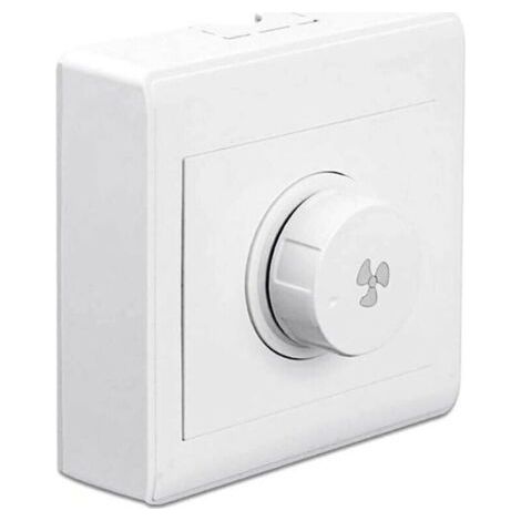 Ventilador de techo tipo 86 con controlador de velocidad ajustable, interruptor de pared, 220 V, 10 A, para regulador de intensidad de 15-300 W. (1/4)