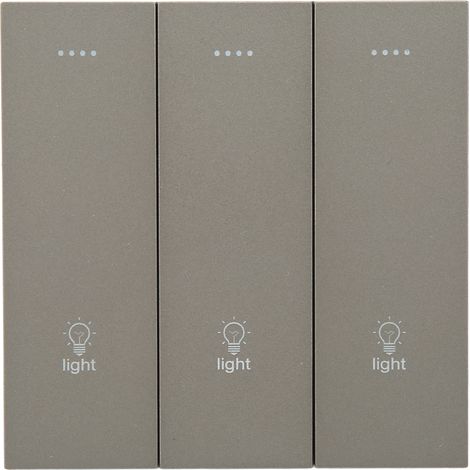 Interrupteur mural intelligent sans fil 3 gangs WiFi Bluetooth, commande vocale et programmation pour application TUYA, tension AC 100-240V (1/5)