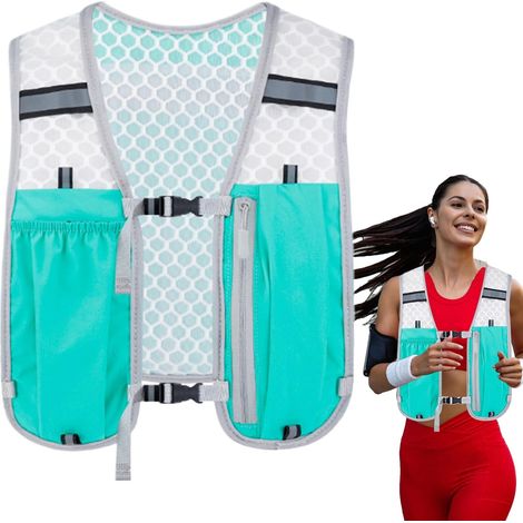 Veste d'Hydratation pour la Course - Respirant Poches Multiples - (1/5)