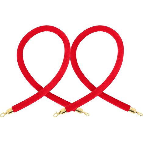 Corde de barrière GARVALON pour poteaux 15 m rouge pour la (1/5)