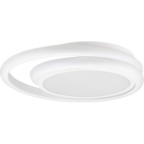 Lámpara de techo LED doble redonda V-TAC de 24 W, blanca, blanco natural