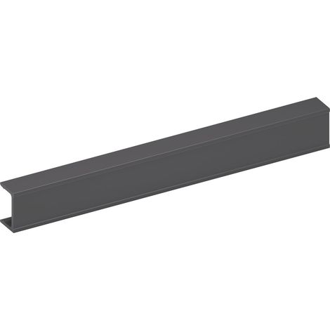 ITALIANA FERRAMENTA Bremsklappenhalter KIARO Abdeckprofil, Alu Gunmetal schwarz