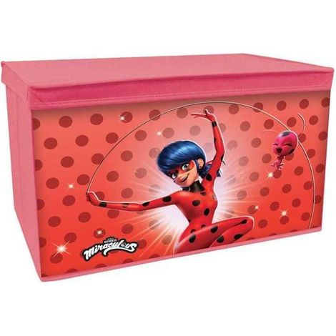 FUN HOUSE Miraculous Toy Box - Foldable - 55.5 x 34.5 x 34 cm - For children (1/2)