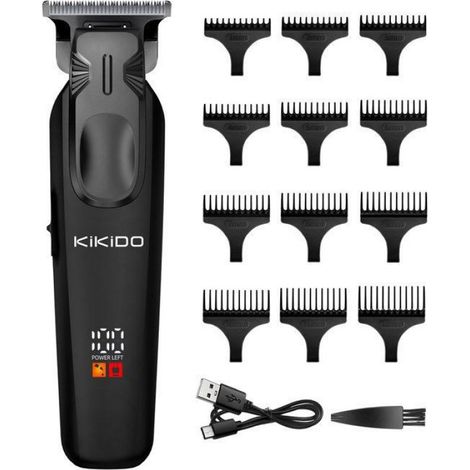 1 Tondeuse cheveux,7200tr/min,Sans fil,LED,Hommes
