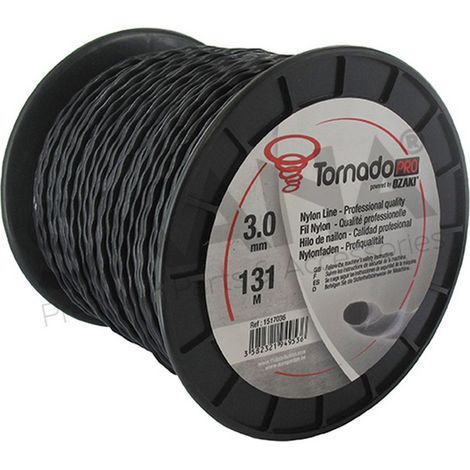 Bobina de fil de nylon copolímero Ozaki Tornado - Longitud: 131m, ø: 3,00mm.