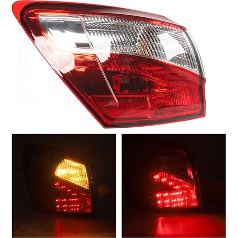 Äußere Rückleuchten für Nissan Qashqai 2010-2014 (links: 26555-BR00A) (1/5)