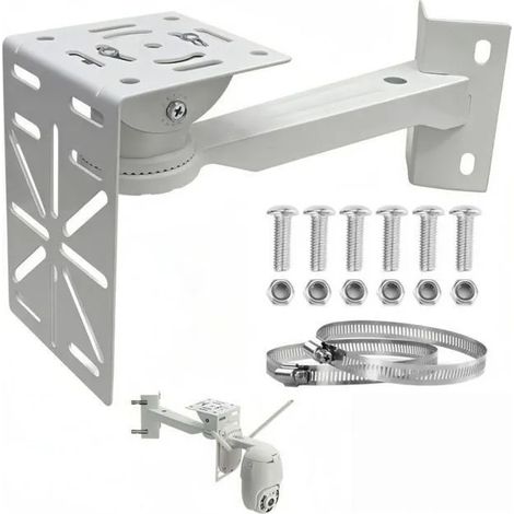 Soporte angular versátil para cámaras de exterior, ideal para una vigilancia exterior eficaz. (1/5)