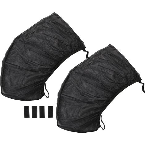 Pare-soleil pour fenêtre arrière de voiture de bébé, couverture en maille respirante, Protection UV, filet anti-moustiques, rideau de confidentialité pour le Camping. (1/5)