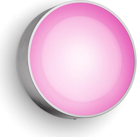 Philips Hue White and Color Ambiance Daylo, Lampada da parete Smart per Esterni, LED integrato, Acciaio (1/5)