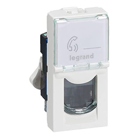 RJ45 presa computer telefono 1 modulo per comporre mosaico Legrand (1/4)