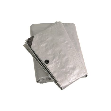 Telone occhiellato grigio 200 gr modello e metri 8x10