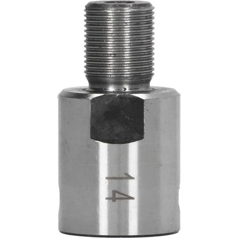Adaptateur de Mandrin M14 en Acier Inoxydable pour Perceuse, Haute Précision pour Travaux de Menuiserie et Bois