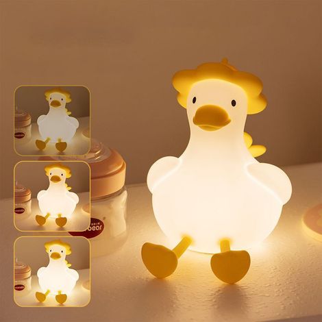Lampe De Nuit - Lampe Portative Pour Enfants - Rechargeable Sur Batterie Lithium 1200 MAh - Idéale Chambre Bébé Salle De Bain - 1 Pièce (1/5)