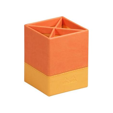 Rhodia 318914C porte crayons et stylos Simili-cuir Orange