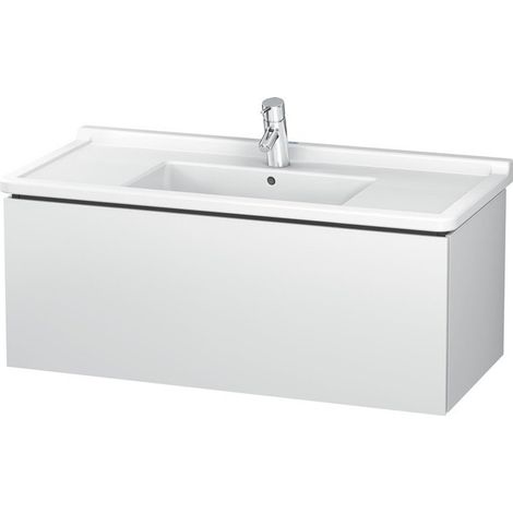Meuble sous-vasque L-CUBE 469x1020x408mm blanc mat