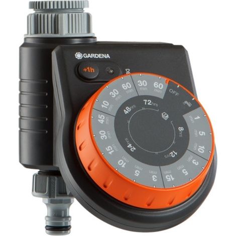 Gardena – Programmateur arrosage sur batterie – Connexion robinet 26,5 mm – 17 programmes – Pression 0,5 à 12 Bar – Économies d'eau (1/6)