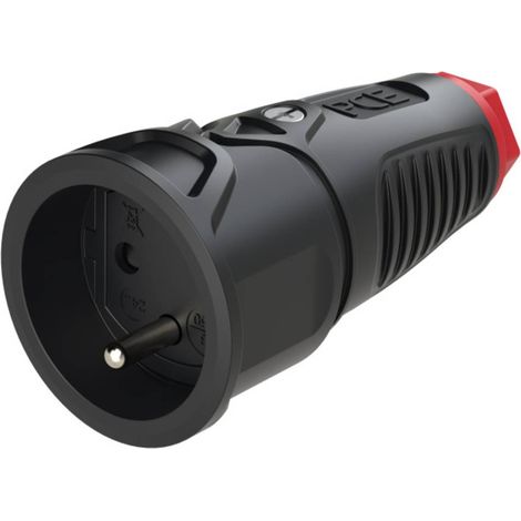 PCE 2410-src Presa di sicurezza Plastica, Gomma 230 V Nero IP20 (1/3)