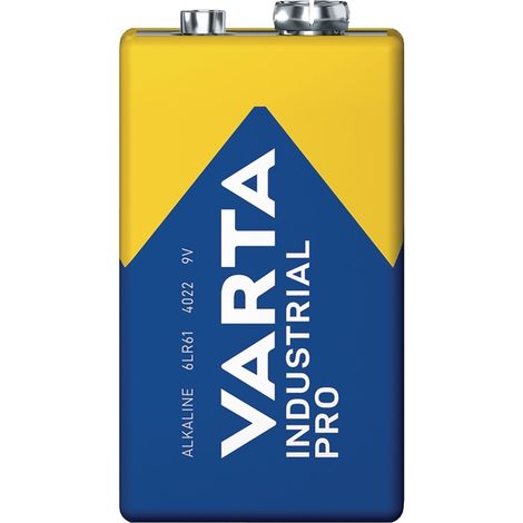 Batterie Industrial PRO 9 V 6AM6 9V-Block 630 mAh 6LR61 4022 20 St./Krt.VARTA