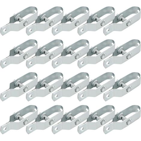 Spanbanden - 105 x 30 mm - Acier Inoxydable - Pour Clôture Jardin Antenne Ligne à Linge - Lot de 20 (1/5)