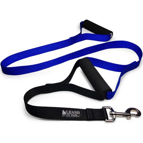 Laisse Robuste pour Chiens de Grande Taille – Laisse de Dressage à Double poignée pour Promener Les Grands Chiens – Laisse pour Chien avec poignée rembourrée pour Le contrôle (1/5)
